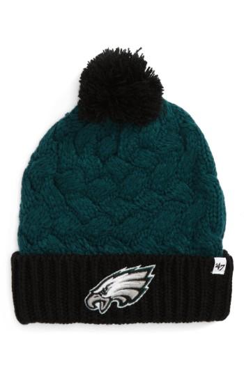 Women's '47 Matterhorn Philadelphia Eagles Beanie - Blue/green
