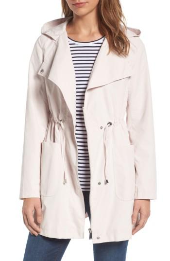 Petite Women's Caslon Swing Back Coat P - Beige