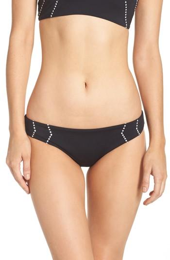 Women's Seafolly Beach Squad Hipster Bikini Bottoms Us / 12 Au - Black