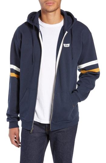 Men's Brixton Stith Zip Hoodie - Blue