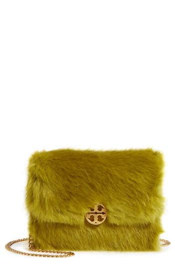 Tory Burch Mini Chelsea Faux Fur Convertible Crossbody Bag -