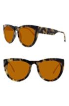 Women's Smoke X Mirrors Runaround Sue 60mm Cat Eye Sunglasses - Marble Glam