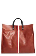 Clare V. Leather Backpack - Red Backpacks, Handbags - W2437281