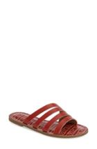 Women's Lucky Brand Anika Slide Sandal .5 M - Red