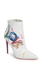 Women's Christian Louboutin Love Pointy Toe Bootie Us / 36eu - White