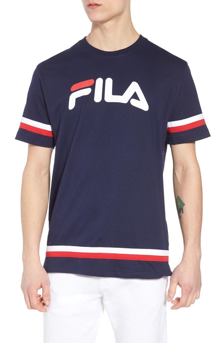 Men's Fila Riley T-shirt - Blue