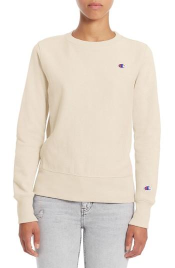 Women's Champion Reverse Weave Crewneck Sweatshirt - White