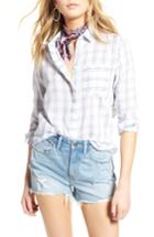 Women's Treasure & Bond Classic Drapey Shirt, Size - White