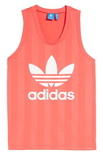 Men's Adidas Originals Trefoil Graphic Tank, Size - Pink