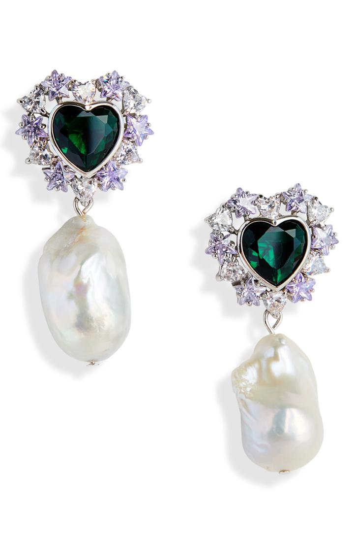 Women's Jiwinaia Stellar Baroque Freshwater Pearl Earrings