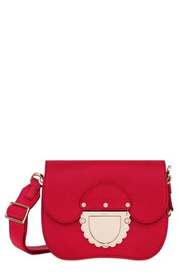 Furla Mini Ducale Leather Crossbody - White