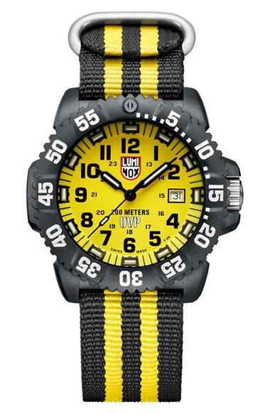 Men's Luminox Scott Cassell Special Edition Strap Watch Set, 44mm