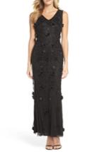 Women's Pisarro Nights Embellished 3d Floral Maxi Dress - Beige