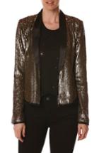 Women's Rosie Hw X Paige Kate Tuxedo Jacket - Metallic