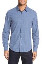 Men's Hugo Boss Lance Slim Fit Check Sport Shirt - Blue