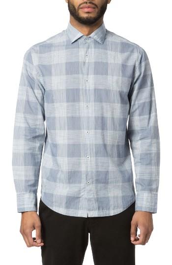Men's Good Man Brand Venice Bond Trim Fit Check Sport Shirt