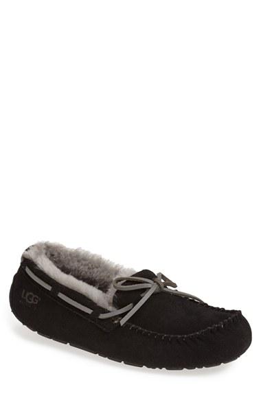 Men's Ugg 'olsen' Moccasin Slipper M - Black