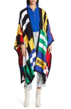 Women's Polo Ralph Lauren Signal Flag Ruana - Blue