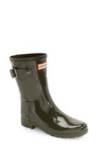 Women's Hunter 'refined Short' Gloss Rain Boot M - Green