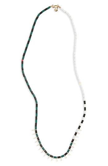 Women's Madewell Wooden Beaded Necklace