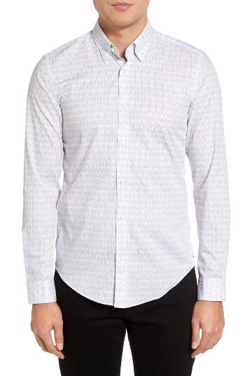 Men's Boss Rodney Extra Trim Fit Print Sport Shirt