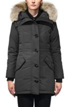 Women's Canada Goose Rossclair Fusion Fit Genuine Coyote Fur Trim Down Parka - Grey