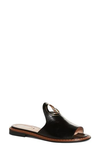 Women's Fendi F Is For Fendi Open Toe Mule .5us / 35eu - Black