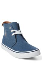 Men's Polo Ralph Lauren Talin Embroidered Sneaker Boot(men) D - Blue