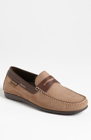 Mephisto 'alyon' Penny Loafer Taupe/ Dark Brown