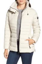 Women's Bernardo Micro Touch Water Resistant Quilted Jacket - Ivory
