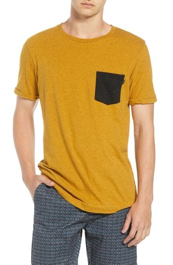 Men's Scotch & Soda Nep Jersey Pocket T-shirt - Orange