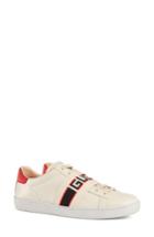 Women's Gucci New Ace Logo Strap Sneaker Us / 34eu - White