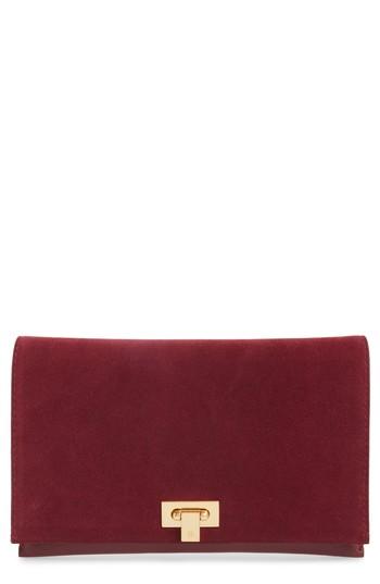 Tory Burch Carmen Leather Clutch -