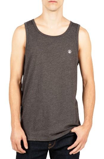 Men's Volcom Solid Tank - Black