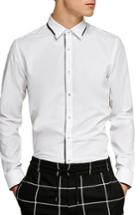 Men's Topman Smart Skinny Fit Dress Shirt - White