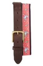 Men's Vineyard Vines Crabs Canvas Club Belt - Raspberry