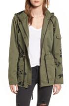 Women's Maralyn & Me Embroidered Jacket - Green