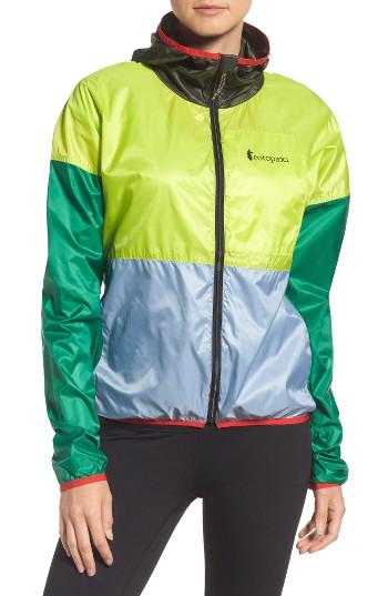 Women's Cotopaxi Teca Packable Water Resistant Windbreaker Jacket - Green