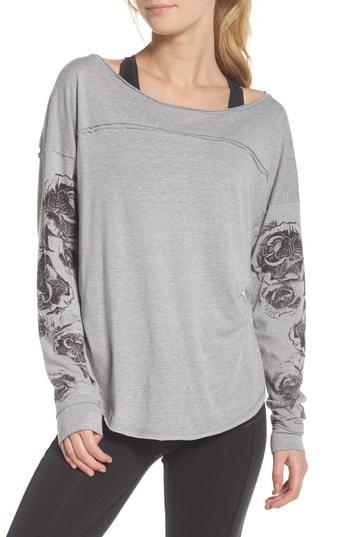 Women's Free People Movement Dance Graphic Tee - Grey