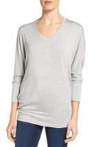 Women's Amour Vert 'zoe' Long Sleeve Tee, Size - Grey
