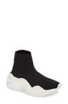 Women's Jeffrey Campbell Lunix Sock Sneaker .5 M - Black
