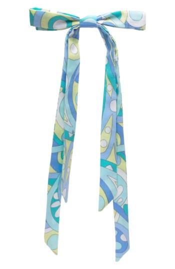 L. Erickson Long Tail Ribbon Barrette, Size - Blue