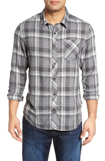 Men's Jack O'neill Shelter Plaid Sport Shirt - Grey