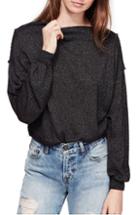 Women's Free People Stay With Me Top - Black