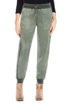 Women's Vince Camuto Twill Jogger Pants, Size - Green