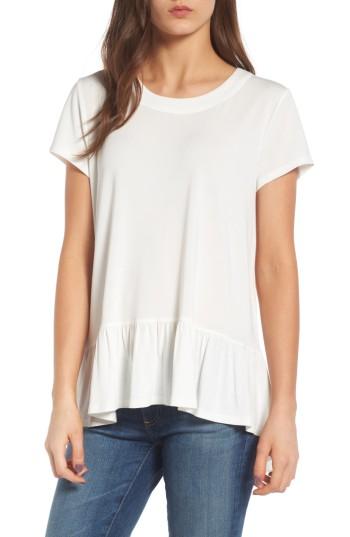 Women's Chelsea28 Ruffle Hem Tee - White