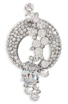 Women's Nina Crescent Moon Cascading Star Brooch