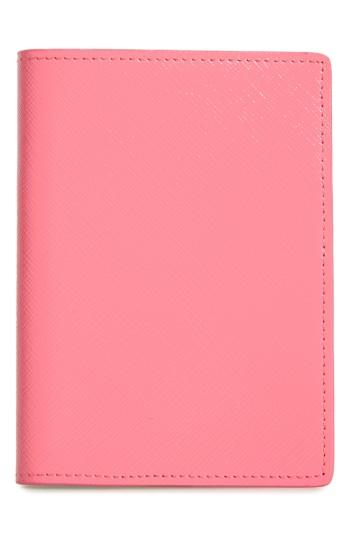 Nordstrom Leather Passport Case - Pink