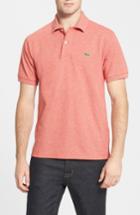 Men's Lacoste 'chine' Pique Polo (3xl) - Red