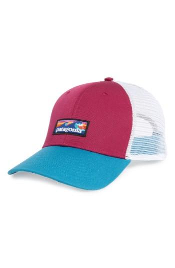 Men's Patagonia Board Short Trucker Hat - Burgundy